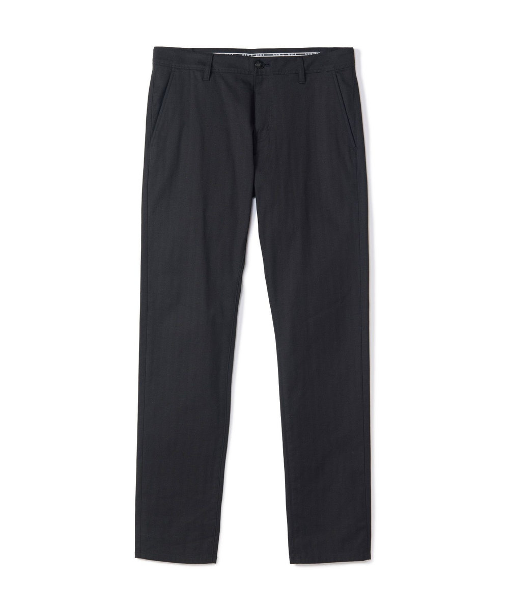 MEN'S BIGI シャドーヘリンボーンストレッチパンツ ブラック