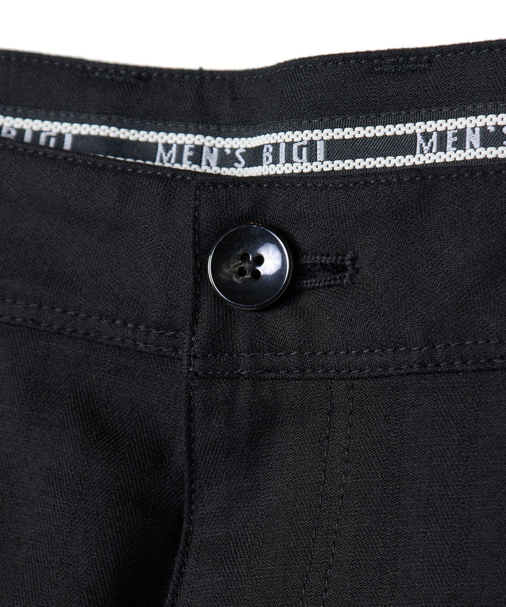 MEN'S BIGI シャドーヘリンボーンストレッチパンツ ブラック