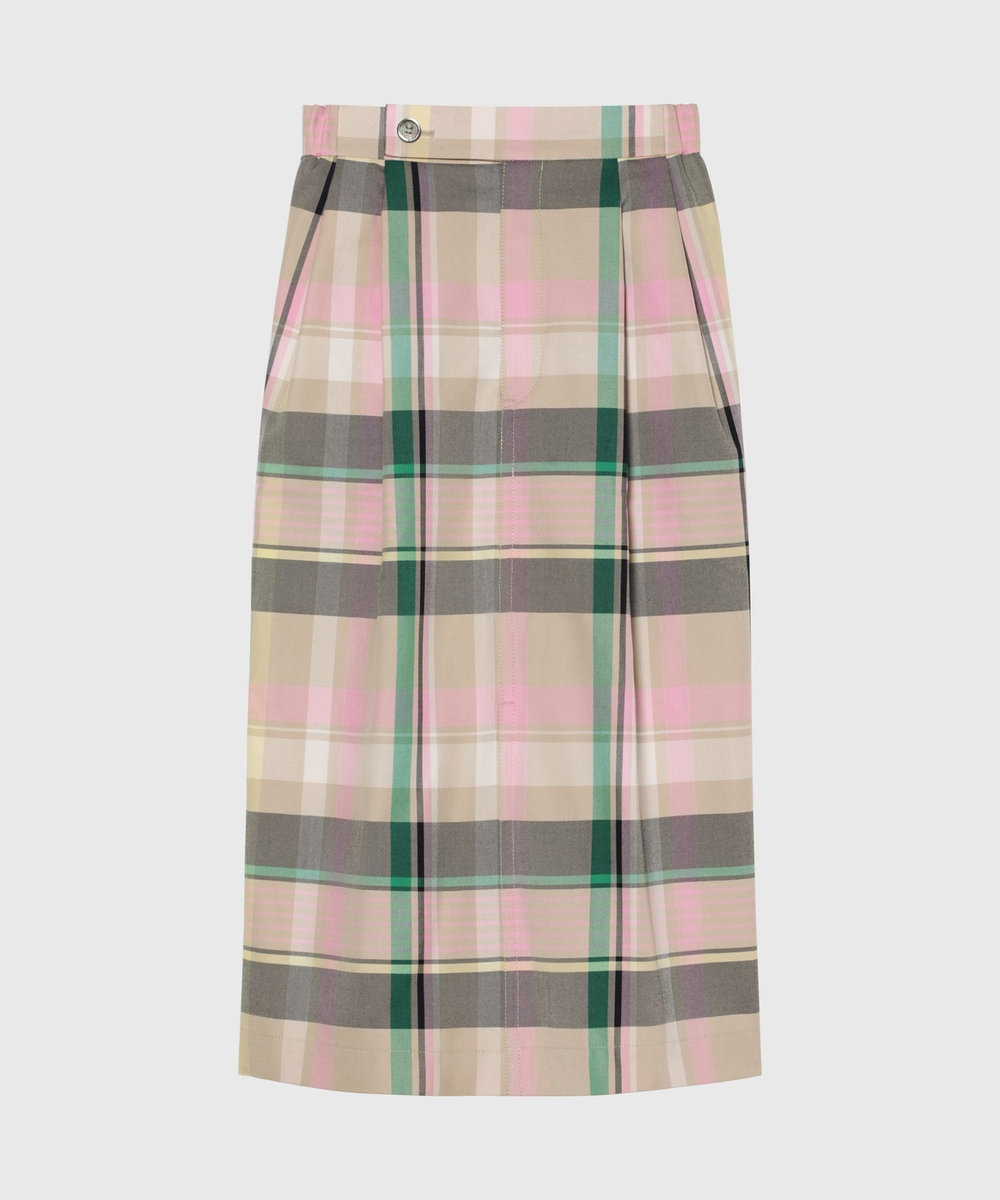 DÉPAREILLÉ MADRAS CHECK SKIRT / マドラスチェックスカート チェック