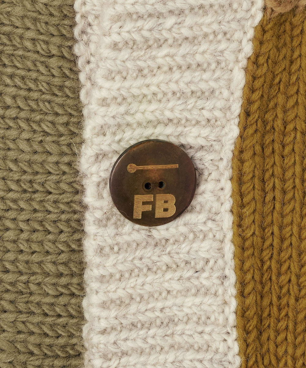 FRAPBOIS パッチワークベスト ベージュ系その他