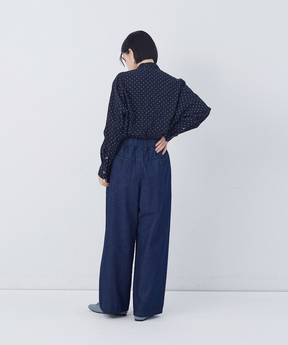 congés payés ADIEU TRISTESSE 【FAVE】ストレートパンツ インディゴブルー