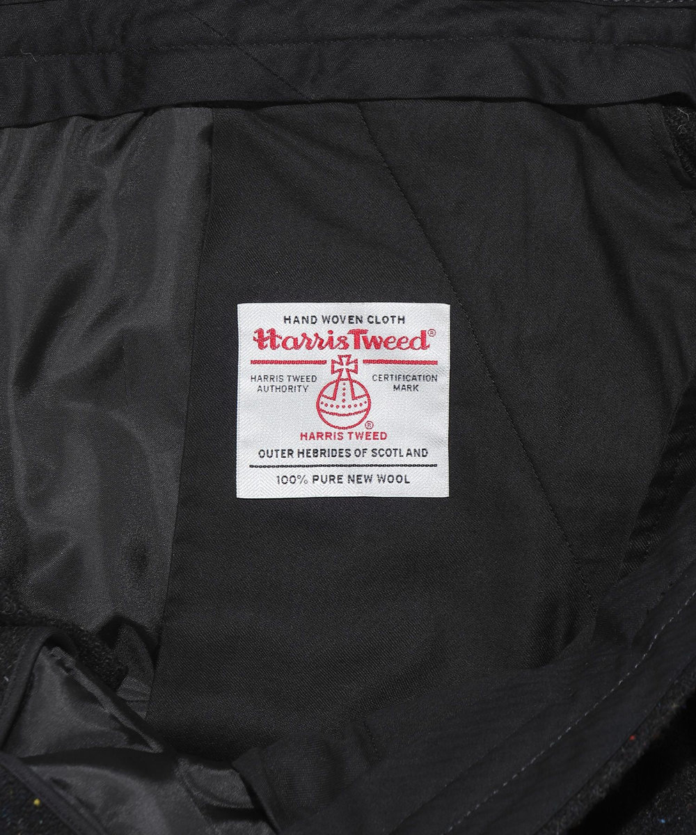 MEN'S BIGI 【50th Anniv . 菊池武夫】HARRIS TWEED COLOR NEP PANTS ブラック