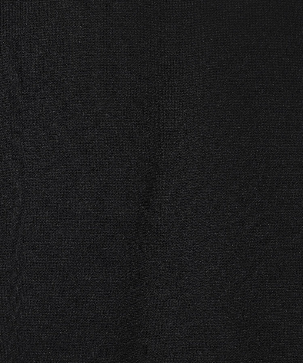 MEN'S BIGI デニムジャケット風ミラノリブニットアウター ブラック