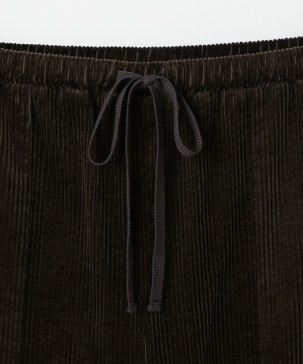 feerique Lサイズ（大きいサイズ） 【大きいサイズ】feerique 6wコーデュロイイージーパンツ ブラウン