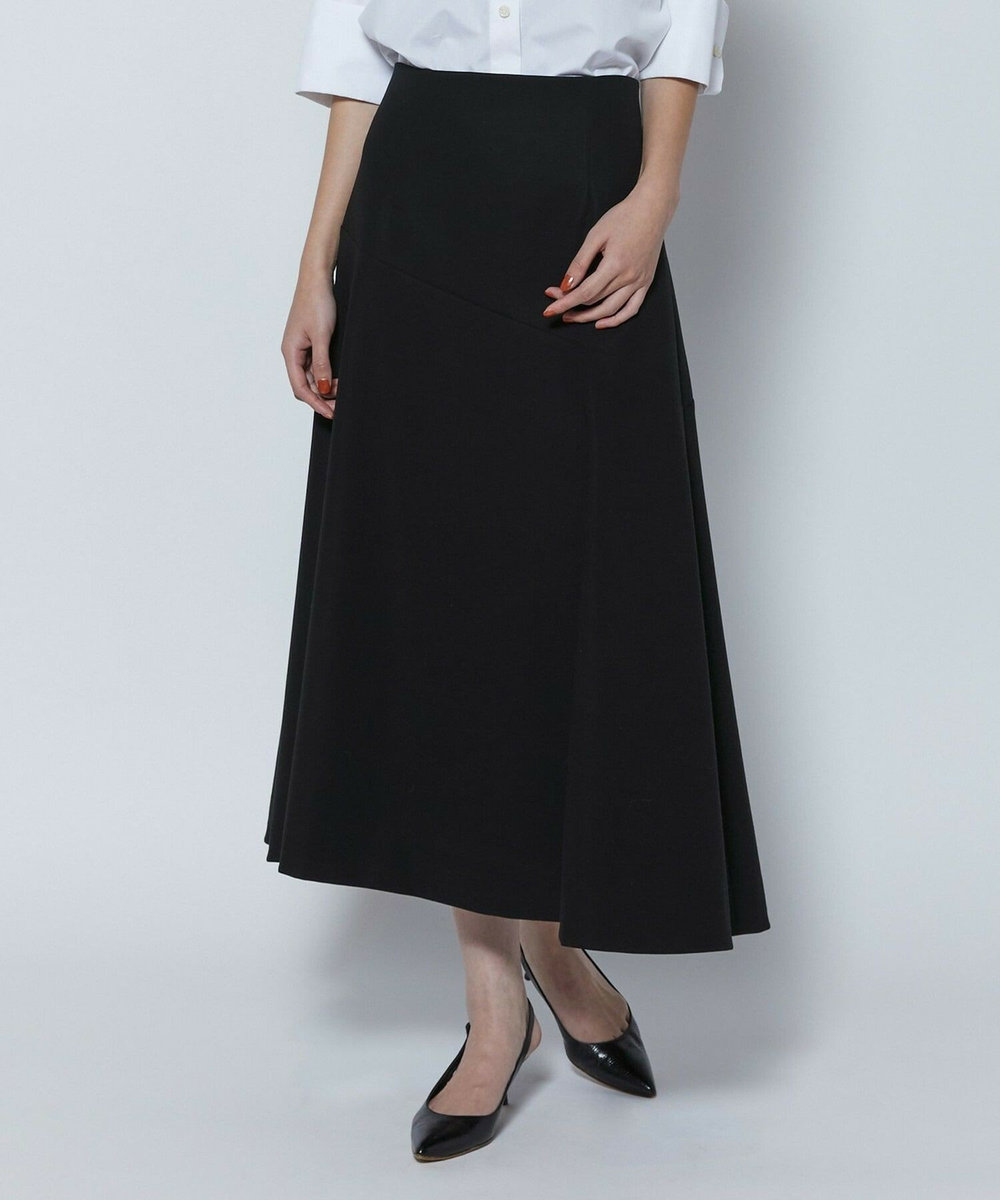 L'EQUIPE COUTURIER 60/2Vダブルクロススカート ブラック