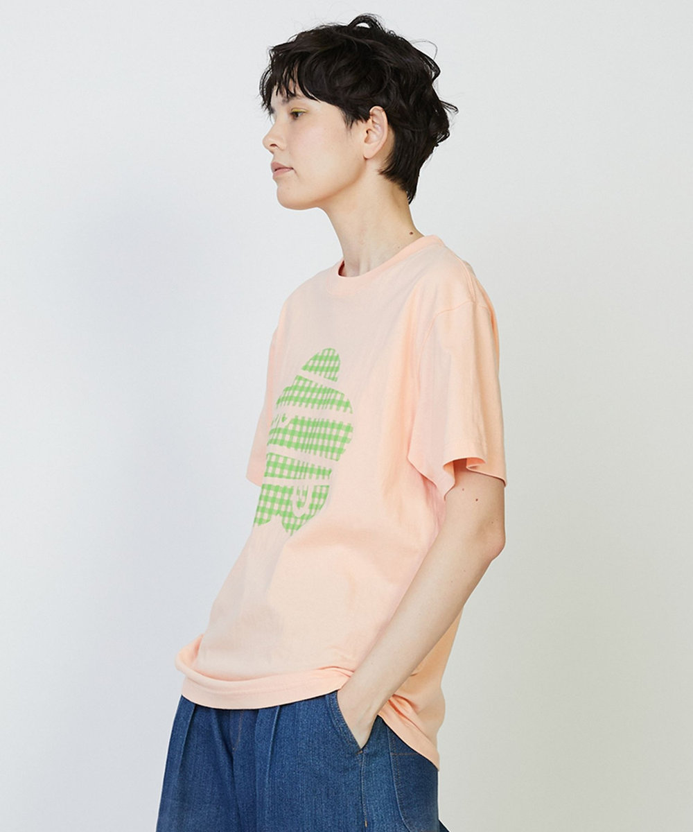 FRAPBOIS ギンガムパーキー Tシャツ ピンク