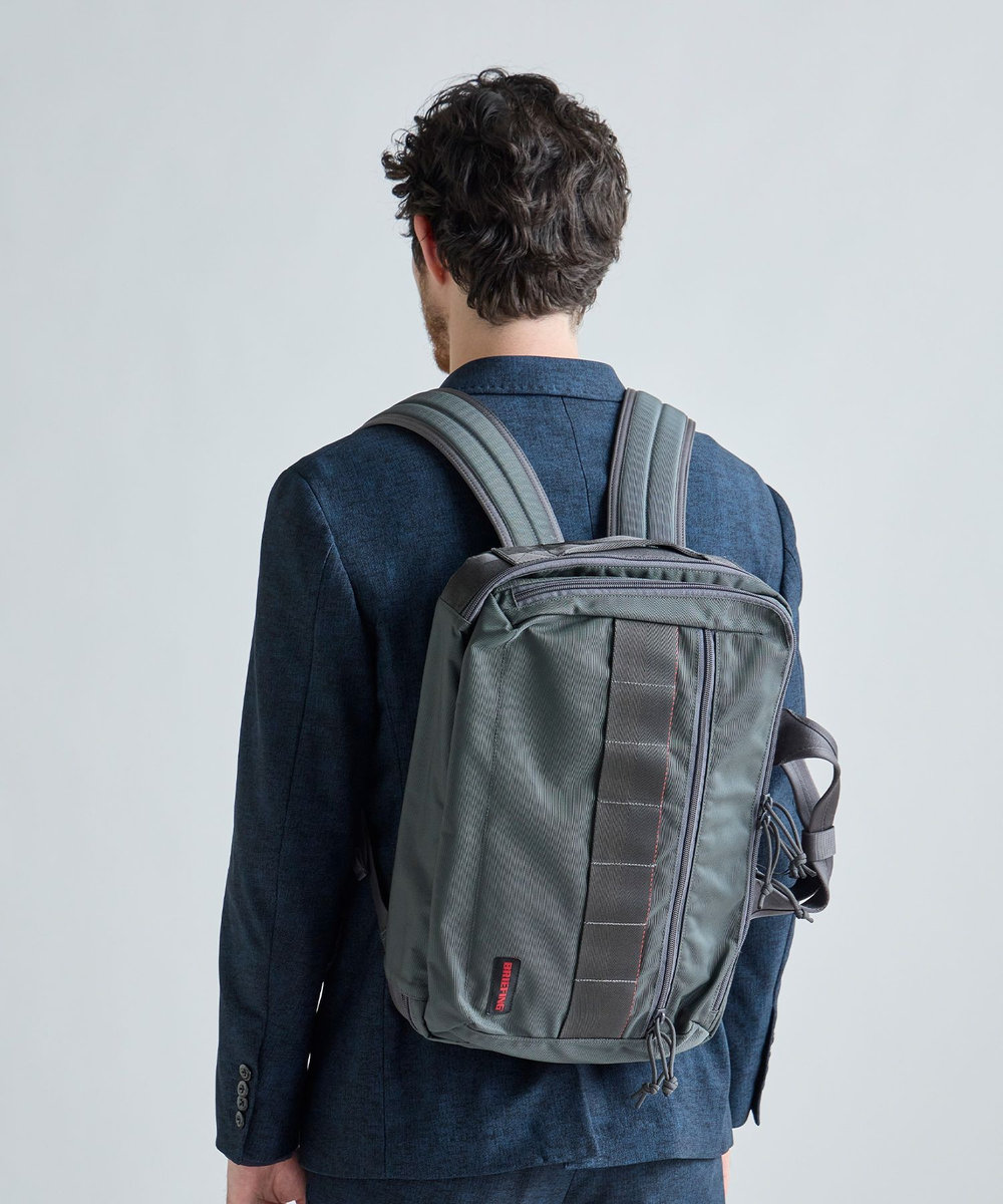 MEN'S BIGI 【BRIEFING/ブリーフィング】BS BOX 2WAY PACK AG ブリーフケース グレー