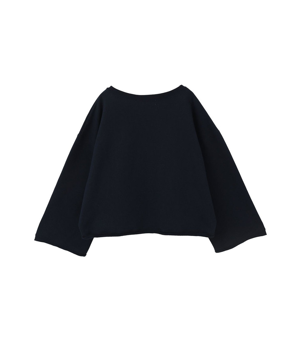 1er Arrondissement ＜IRONING (アイロニング)＞ロゴスウェットショートプルオーバー ネイビー