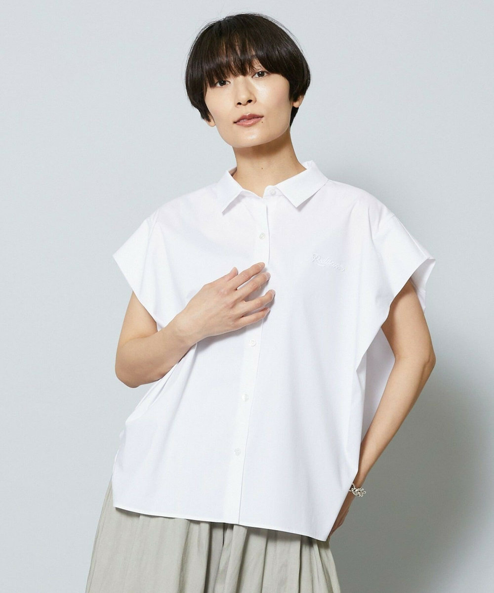 MOGA SHOGO SEKINE×MOGA コラボ 刺繍シャツ ホワイト