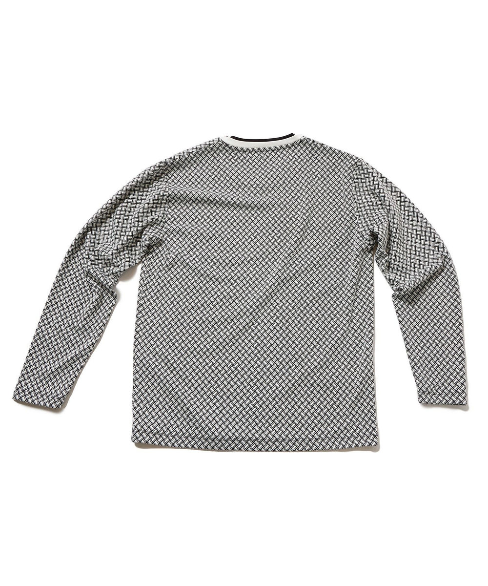 MEN'S BIGI フクレジャカードVネックカットソー ホワイト系その他