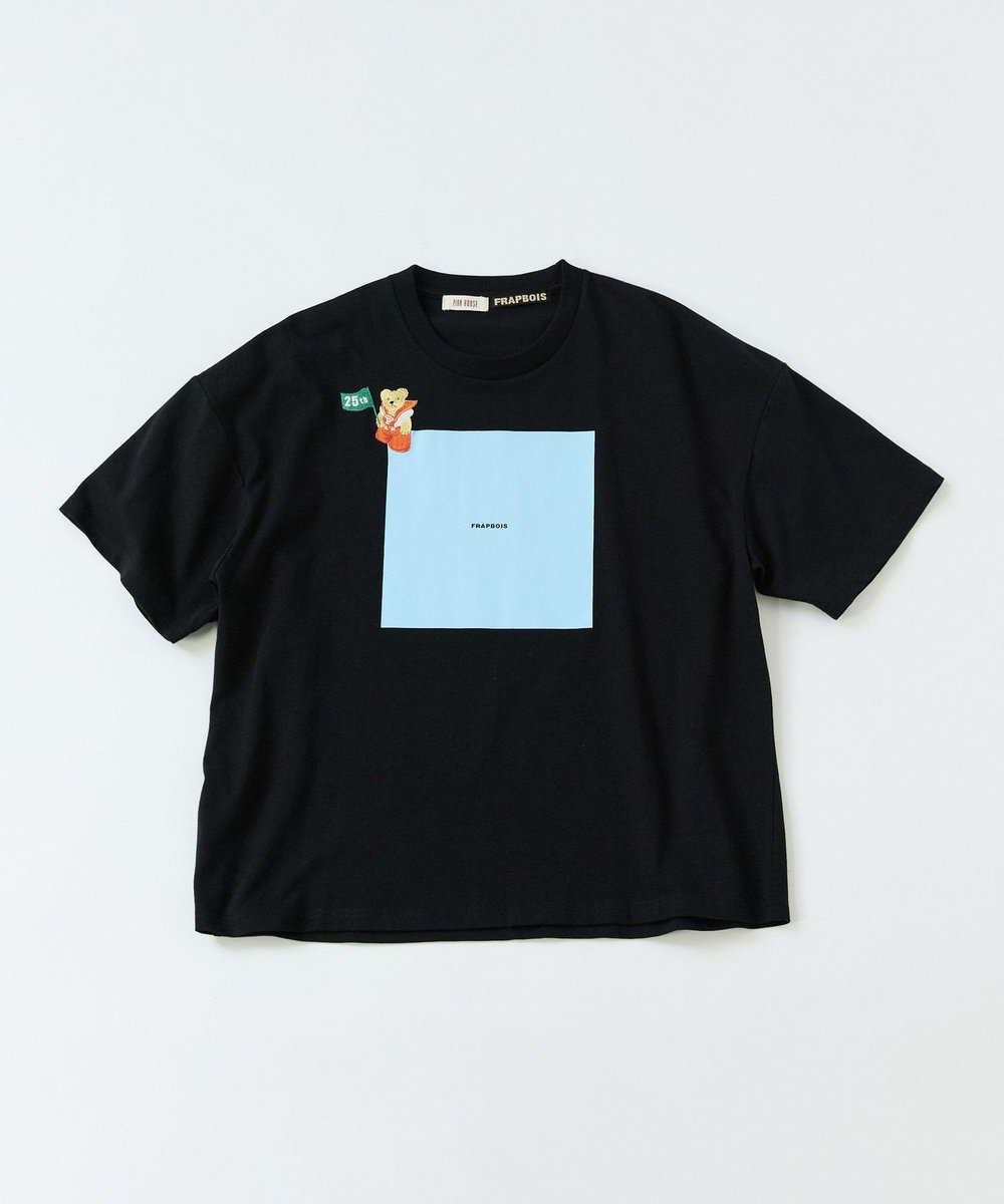 FRAPBOIS プリントTシャツ ブラック