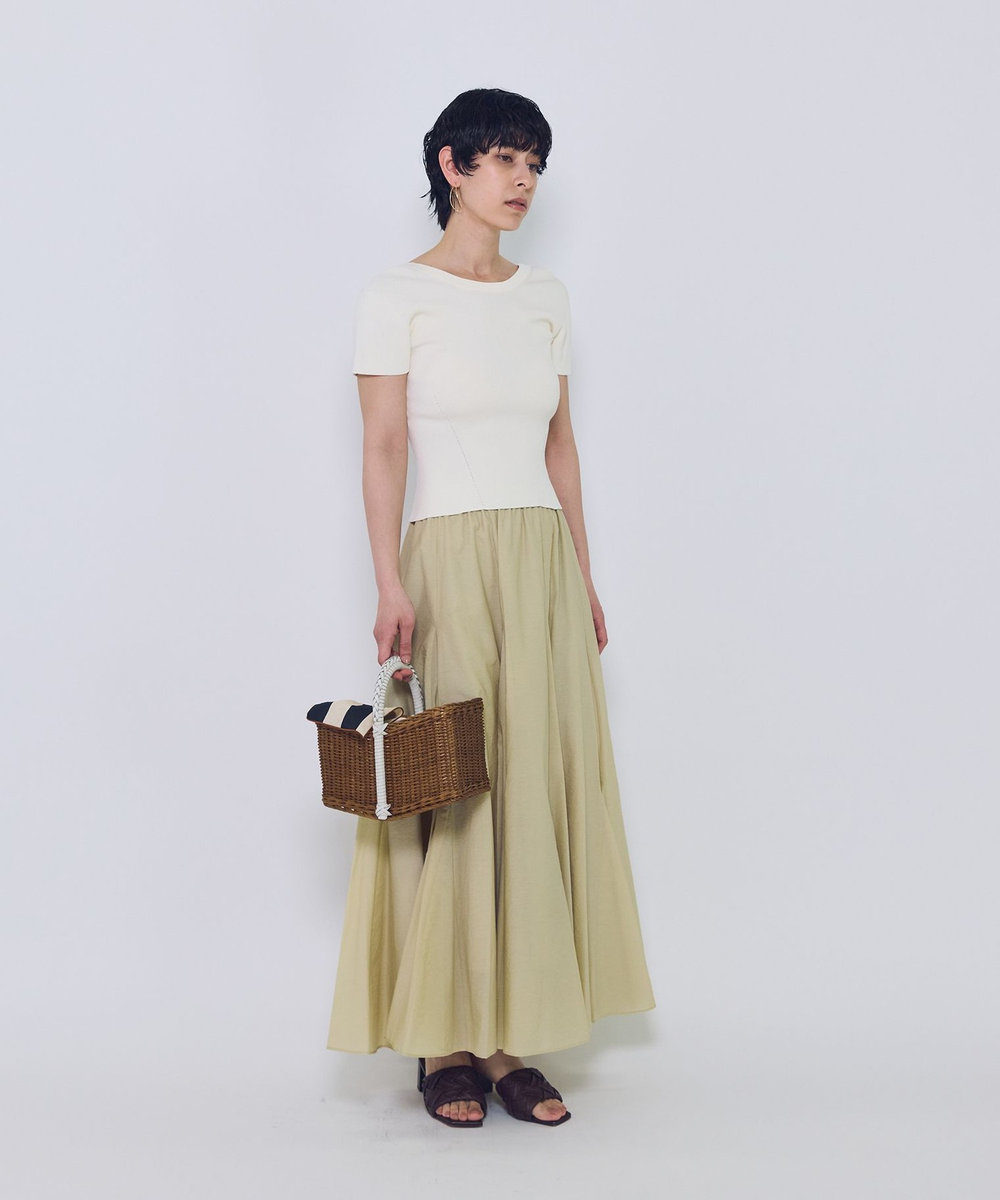 1er Arrondissement ＜NICENICE MOMENT（ナイスナイス モーメント）＞コンパクトTシャツ ホワイト