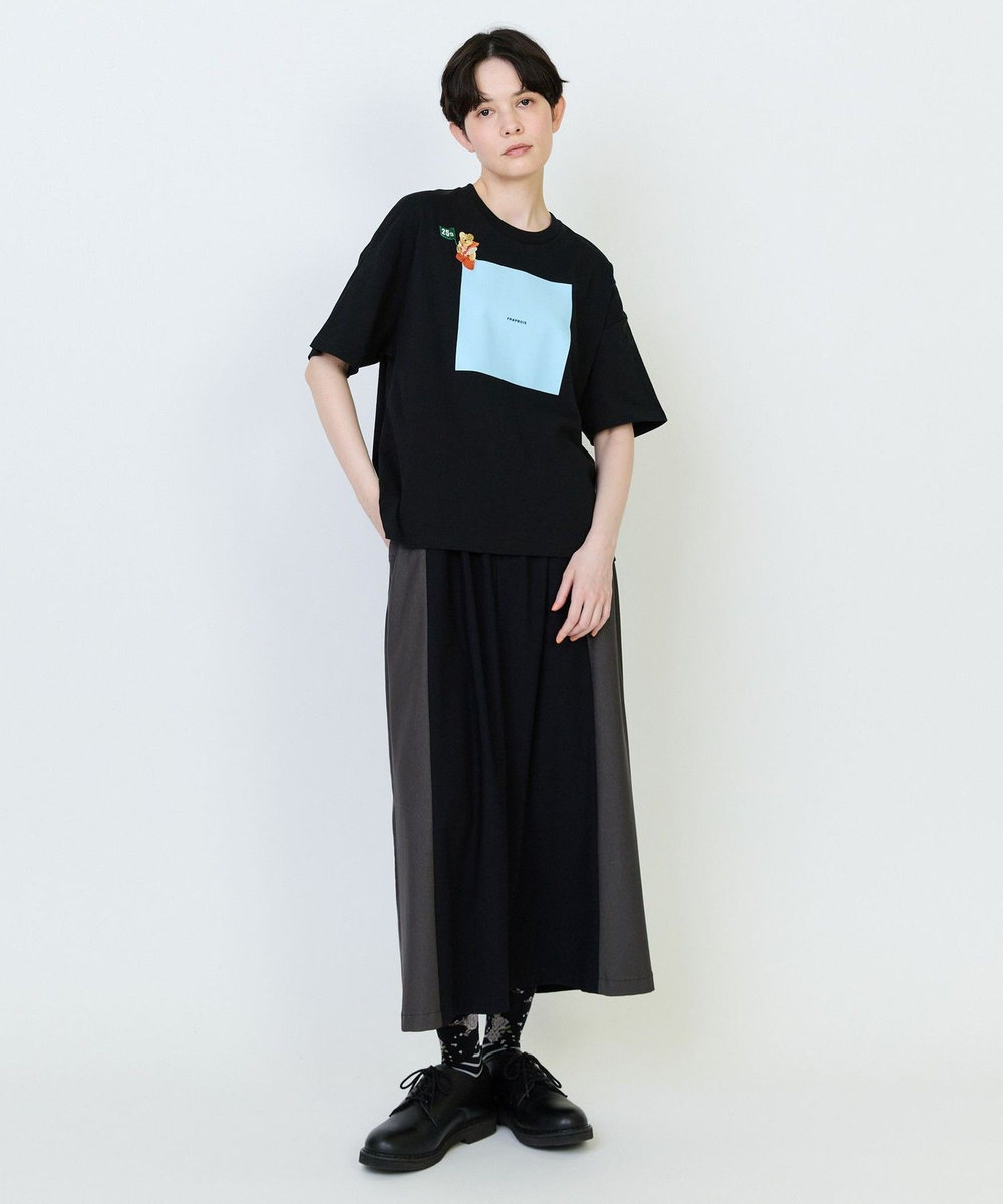 FRAPBOIS プリントTシャツ ブラック