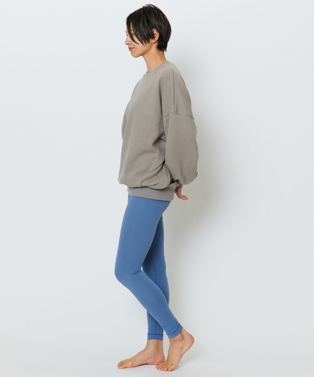 Julier 【定番】YOGA FIT裏起毛レギンス ブルー