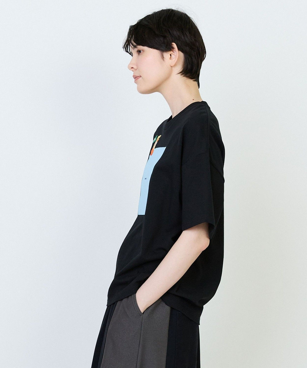 FRAPBOIS プリントTシャツ ブラック
