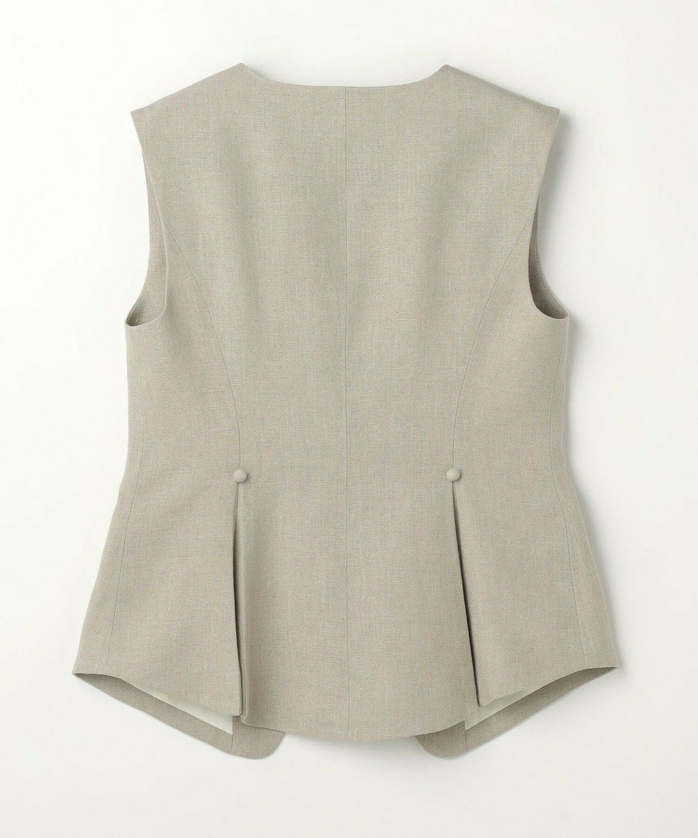 L'EQUIPE COUTURIER リネンベスト ベージュ