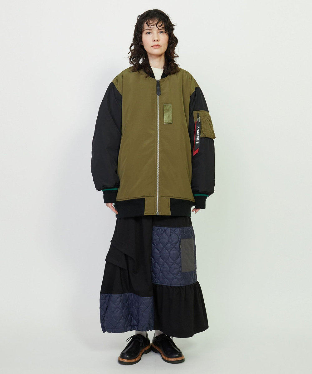 FRAPBOIS FRAPBOIS×ALPHA ジャケット オリーブ
