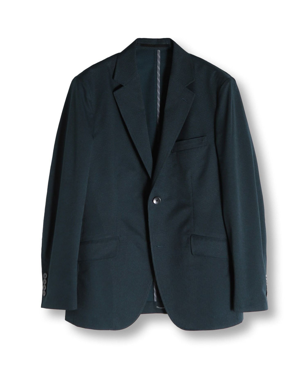 MEN'S BIGI COOL DOTS メランジプリントジャケット〈イージーケア/吸水速乾〉 グリーン