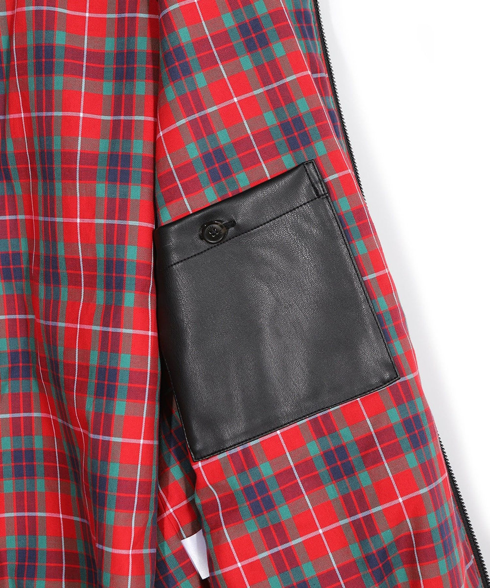 MEN'S BIGI 【BARACUTA/バラクータ】別注フェイクレザーG9ハリントンジャケット ブラック