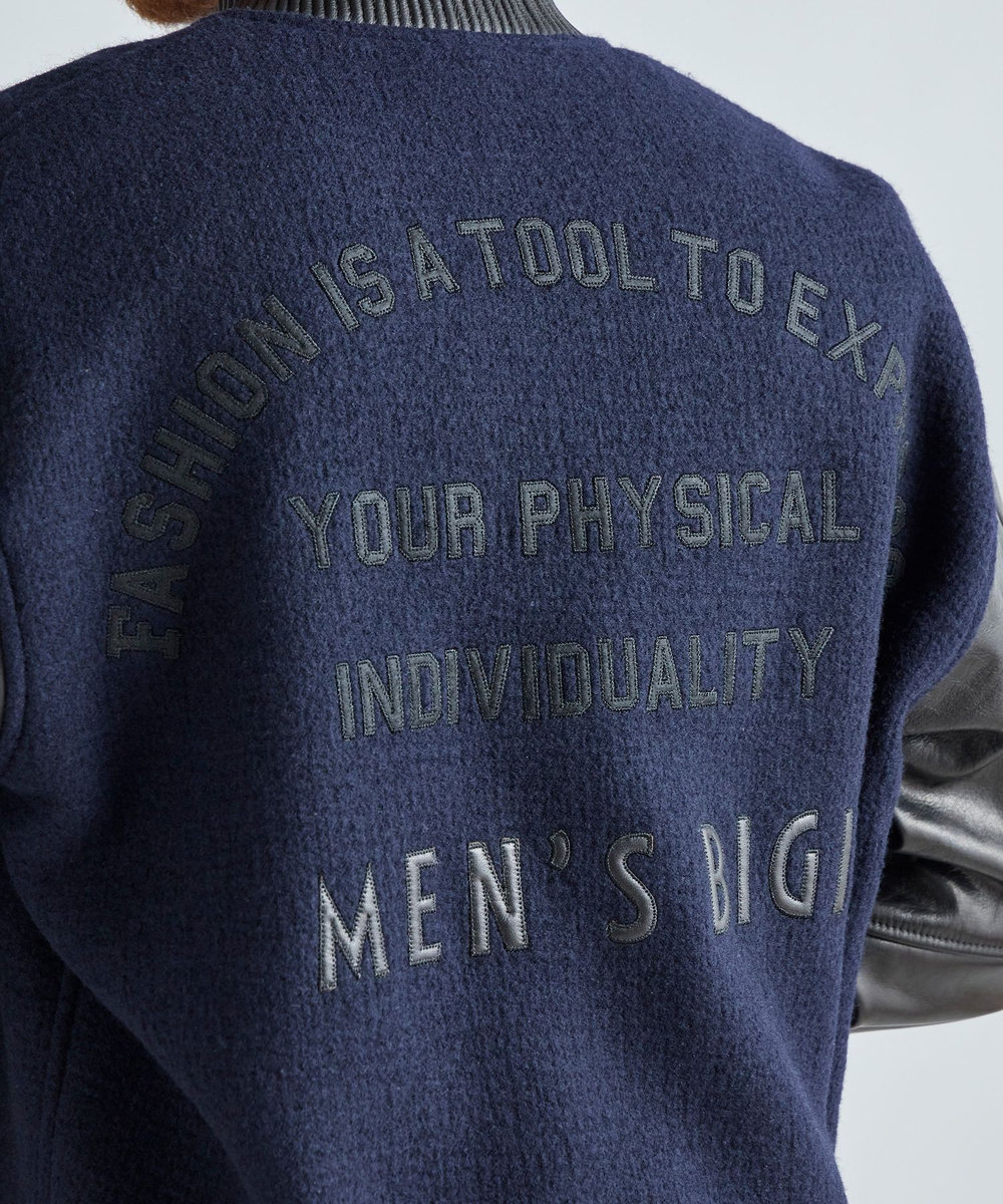 MEN'S BIGI 50th ANNIVERSARY MODEL STADIUM JUMPER ネイビー