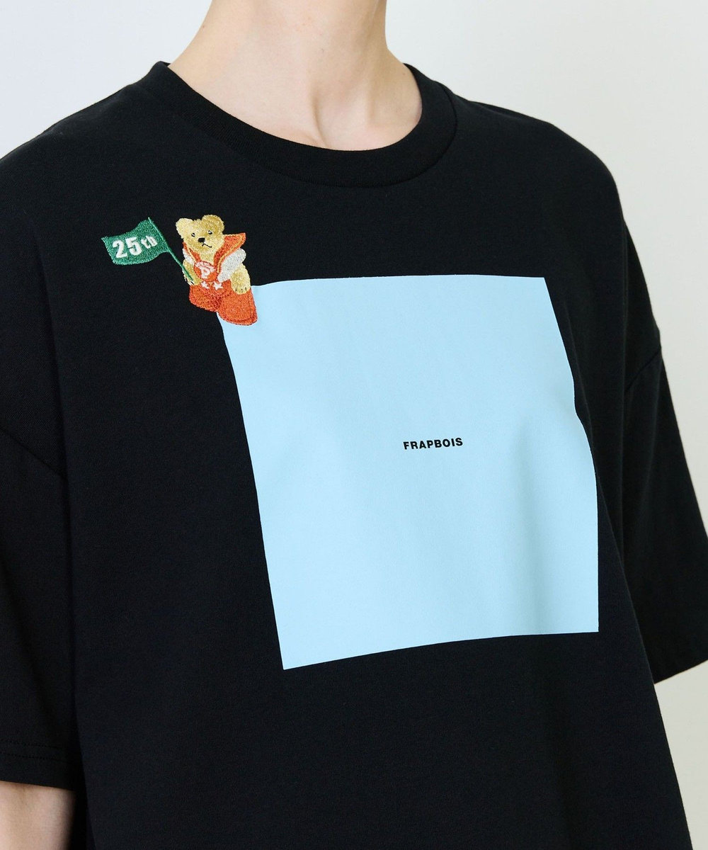 FRAPBOIS プリントTシャツ ブラック