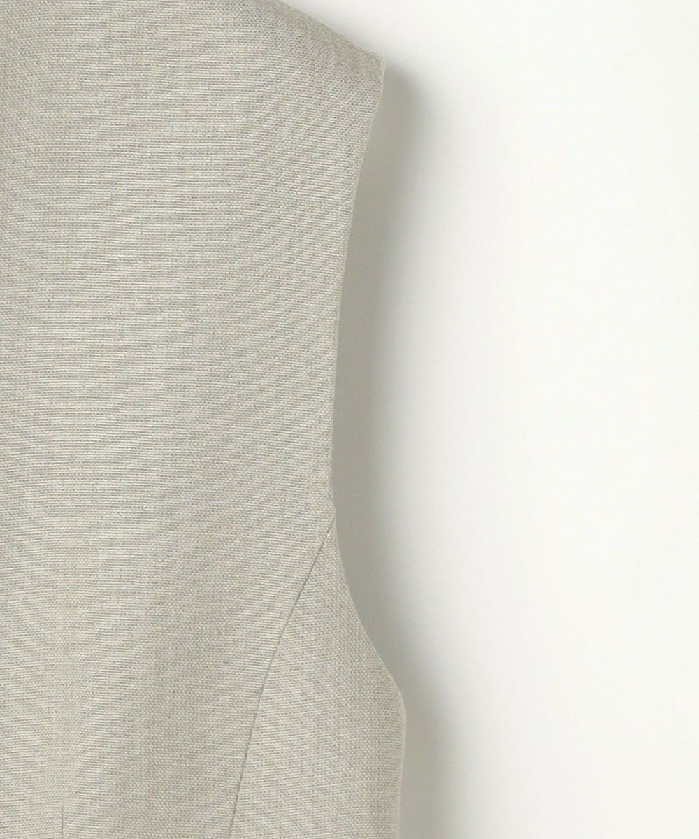 L'EQUIPE COUTURIER リネンベスト ベージュ
