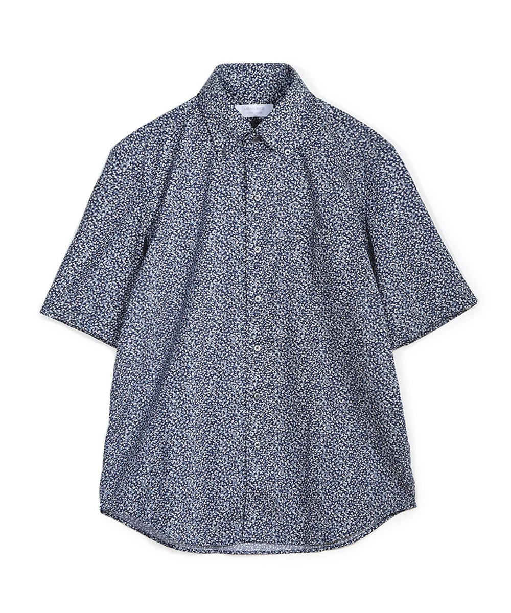 MEN'S BIGI 【ACTIVE TAILOR】 コットンドレスハーフスリーブシャツ ネイビー