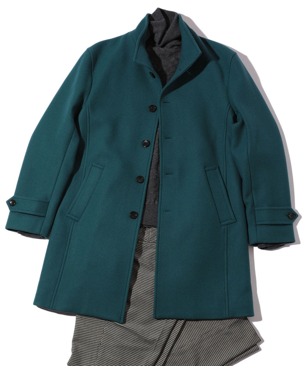 MEN'S BIGI 【Bellandi/べランディ】スタンドカラーコート ブルー系その他