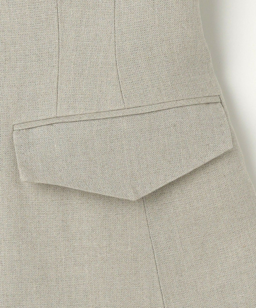 L'EQUIPE COUTURIER リネンベスト ベージュ