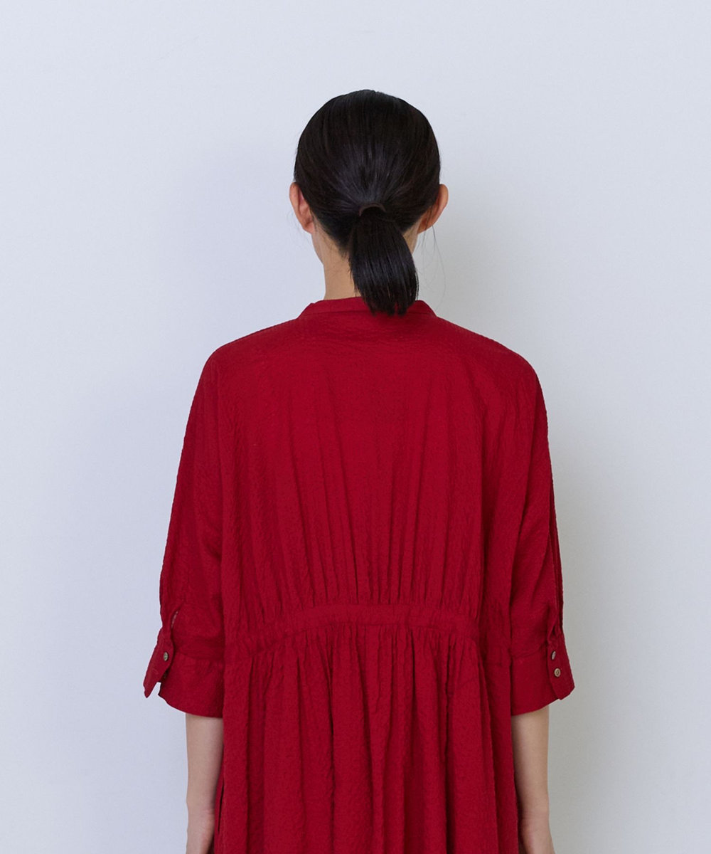 ADIEU TRISTESSE ミラクルウェーブワンピース レッド