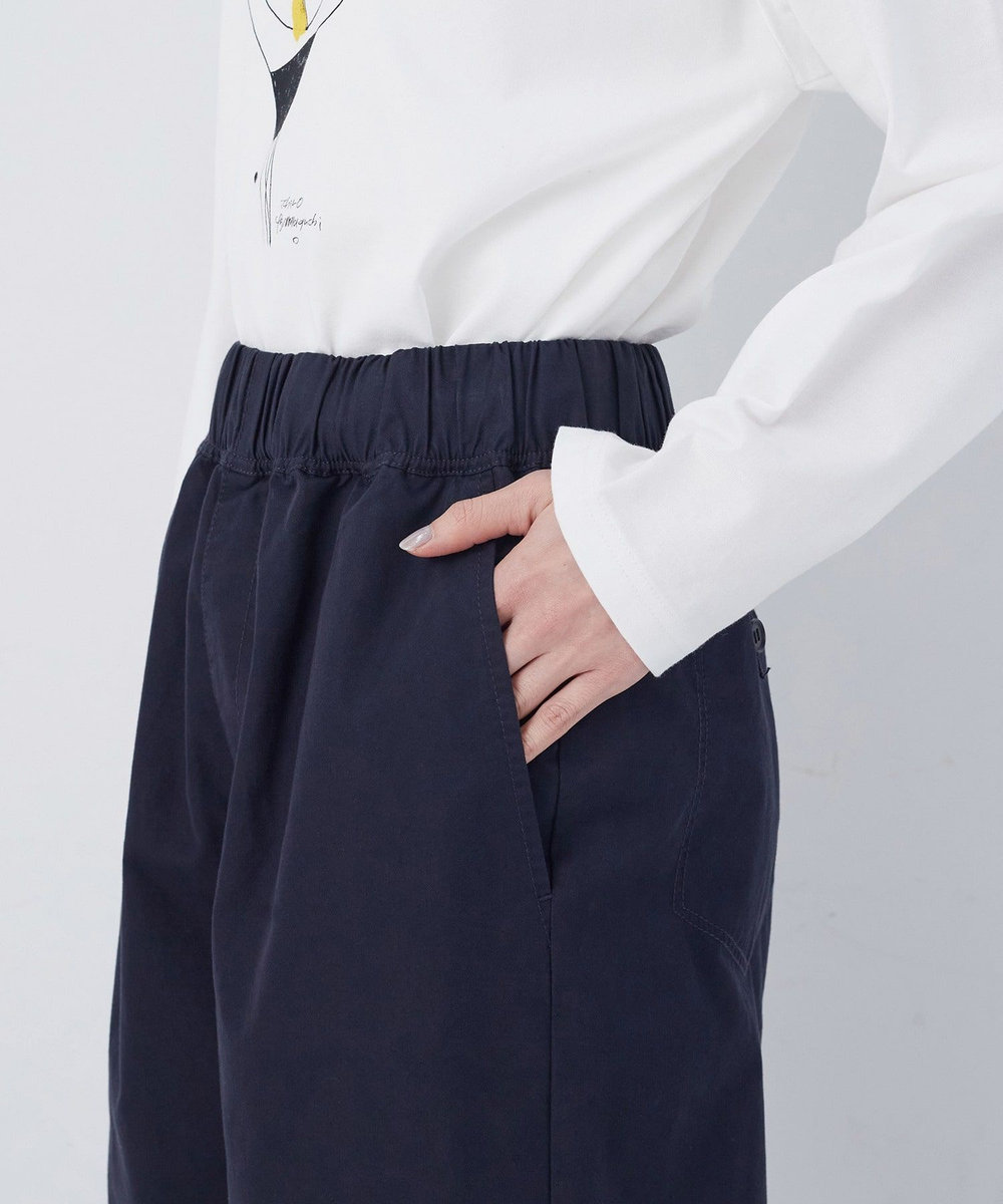 congés payés ADIEU TRISTESSE 【FAVE】ストレートパンツ ネイビー