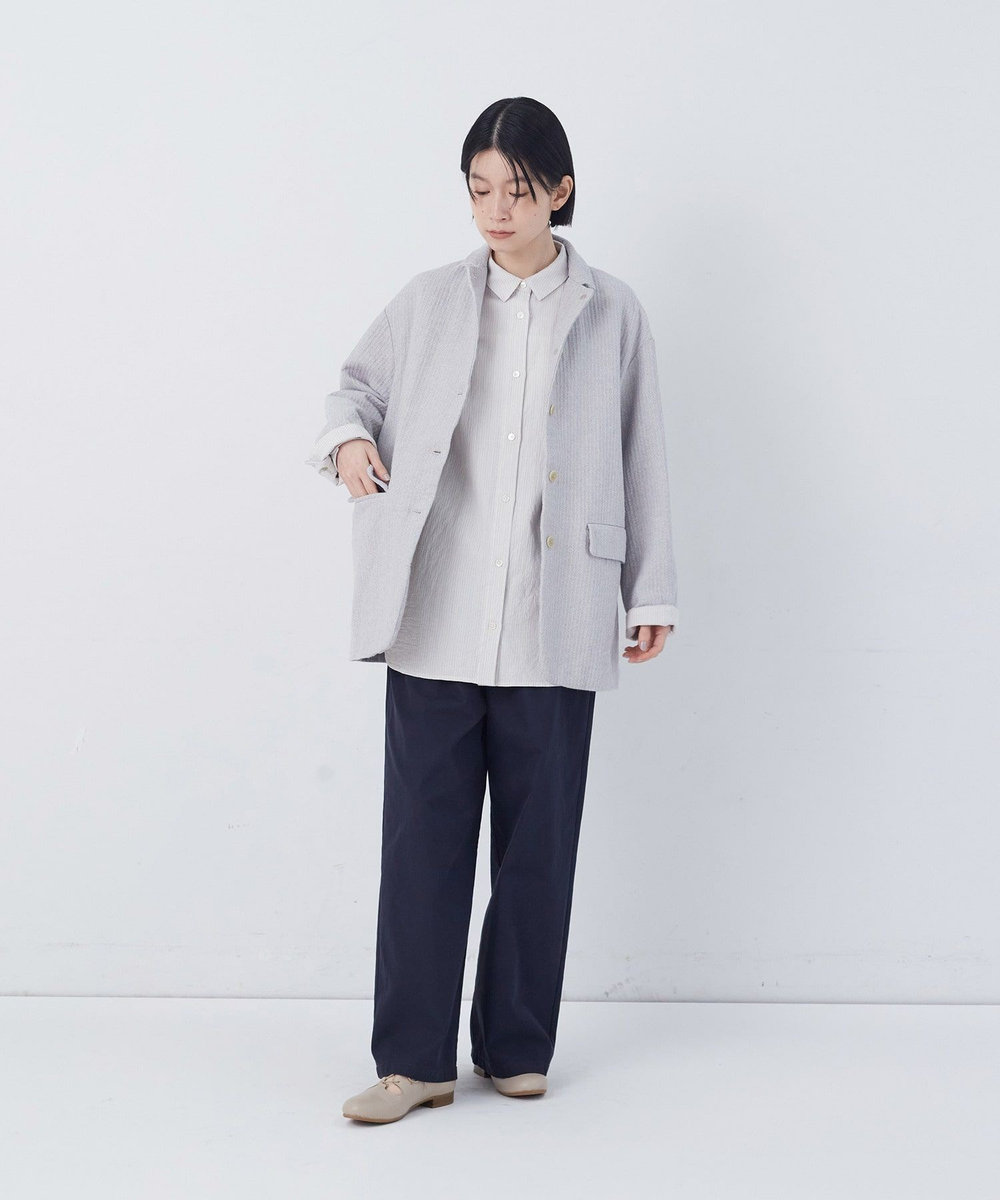 congés payés ADIEU TRISTESSE 【FAVE】ストレートパンツ ネイビー