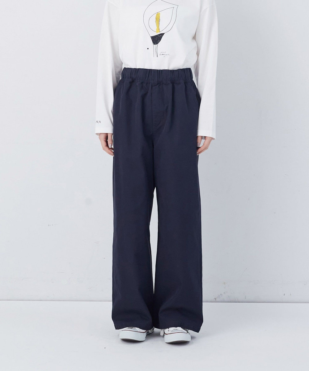 congés payés ADIEU TRISTESSE 【FAVE】ストレートパンツ ネイビー