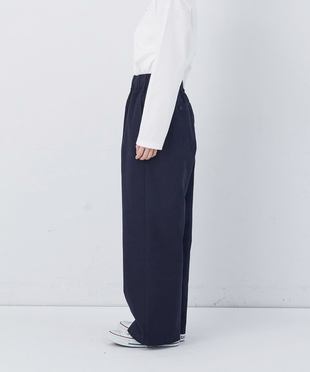 congés payés ADIEU TRISTESSE 【FAVE】ストレートパンツ ネイビー