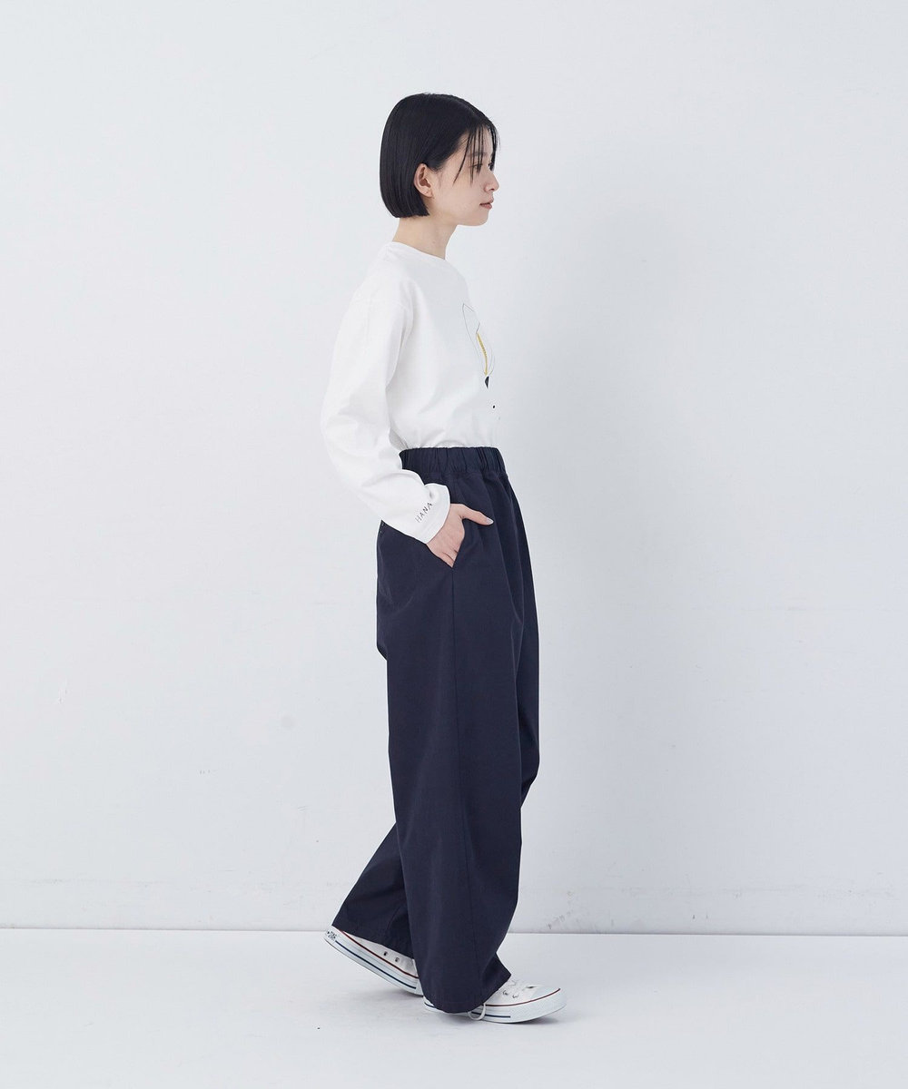 congés payés ADIEU TRISTESSE 【FAVE】ストレートパンツ ネイビー