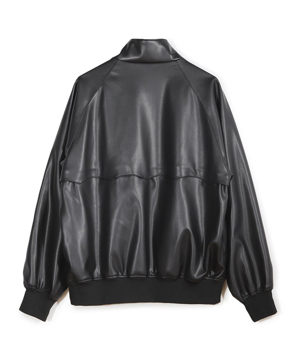MEN'S BIGI 【BARACUTA/バラクータ】別注フェイクレザーG9ハリントンジャケット ブラック