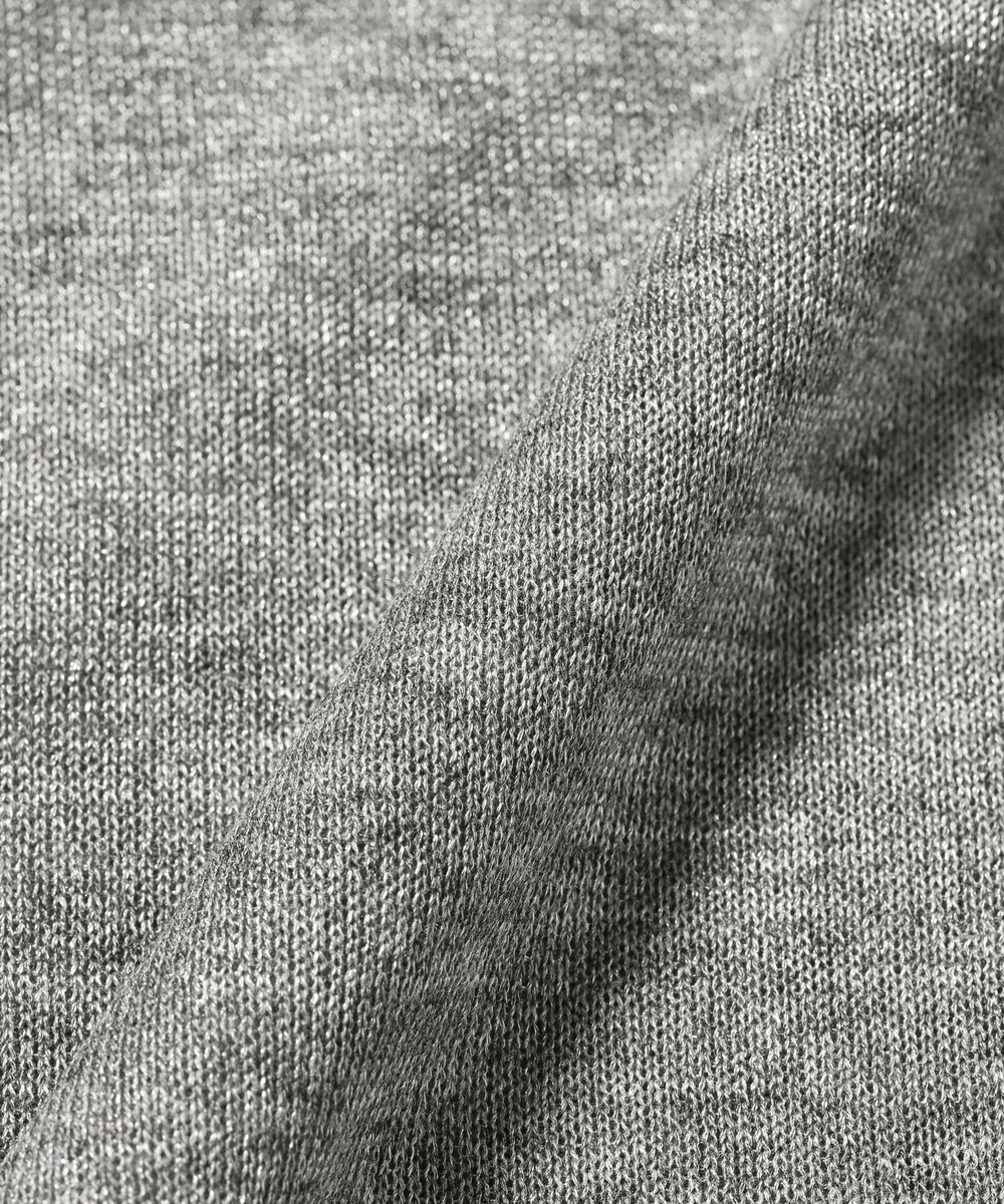 DÉPAREILLÉ 	SHEER LAME CARDIGAN / シアーラメカーディガン グレー