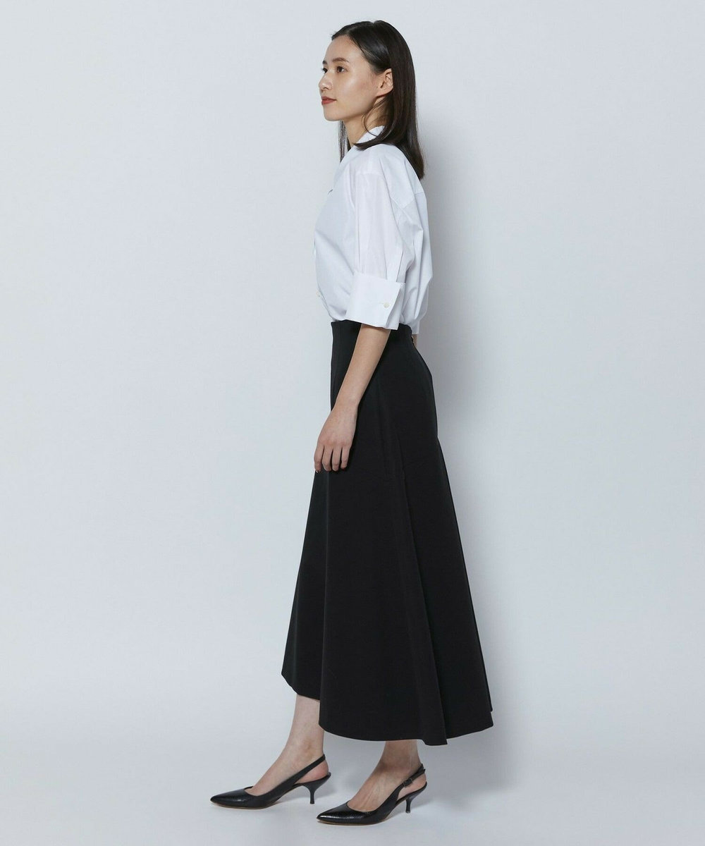 L'EQUIPE COUTURIER 60/2Vダブルクロススカート ブラック