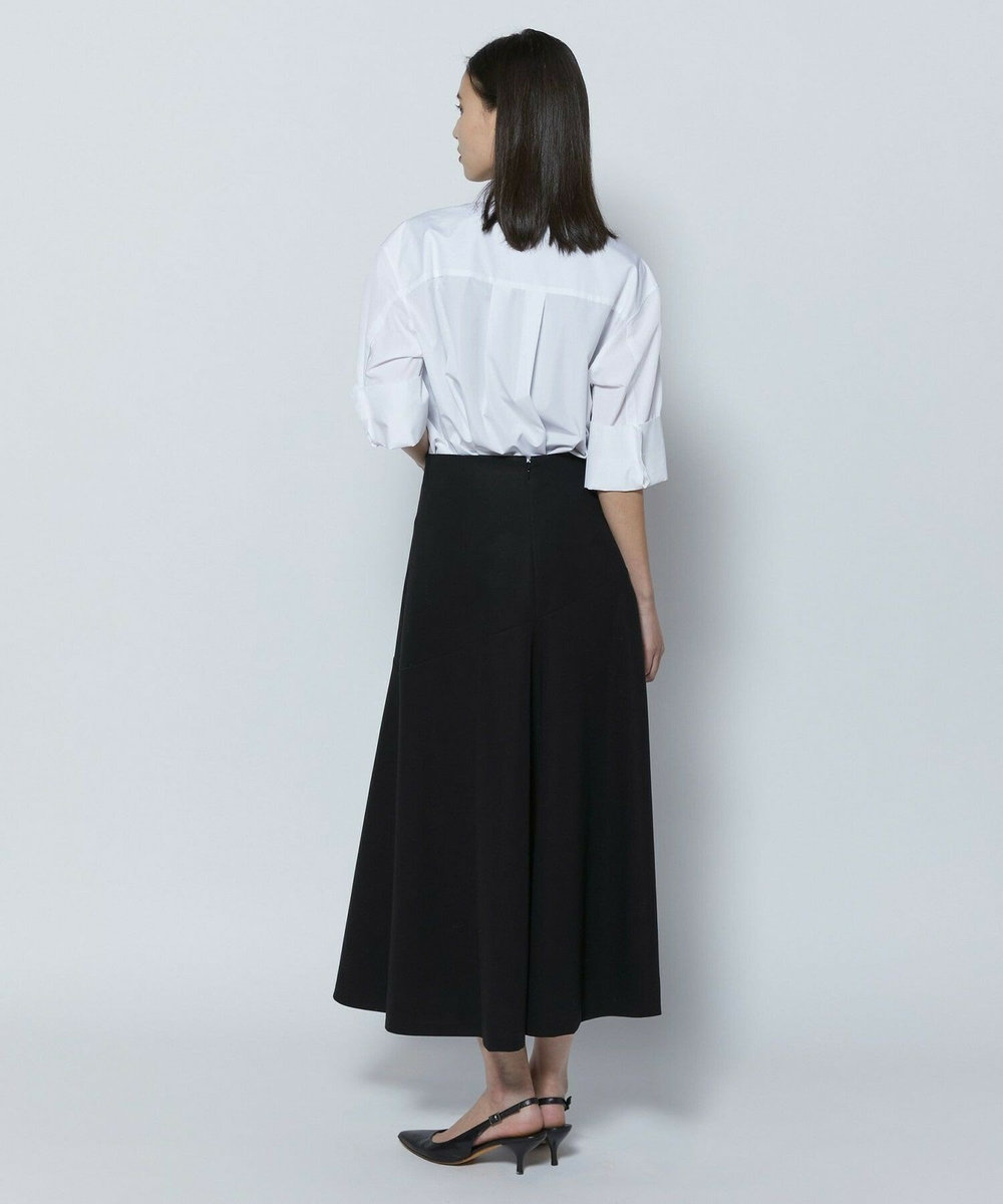 L'EQUIPE COUTURIER 60/2Vダブルクロススカート ブラック