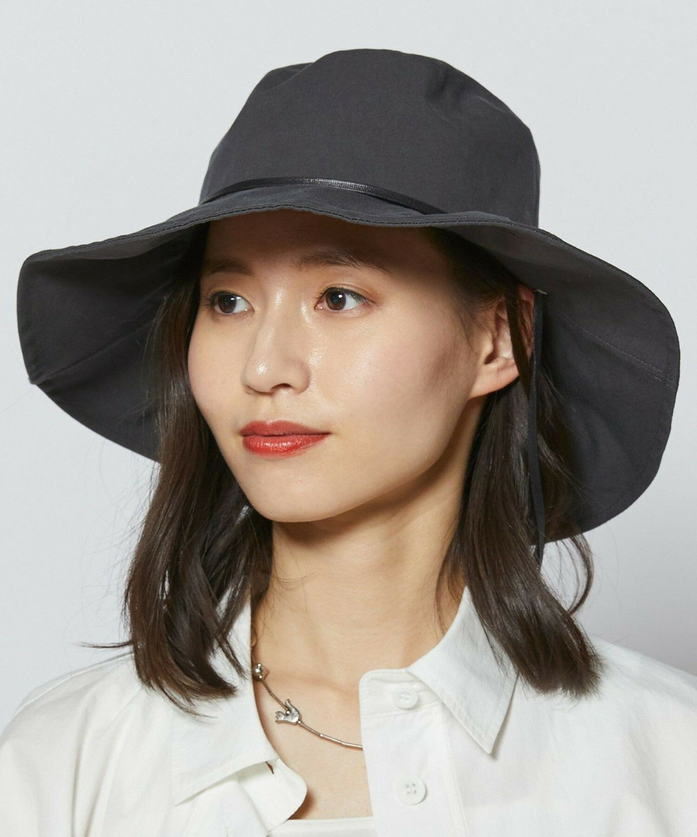 L'EQUIPE ツバ付きハット チャコールグレー