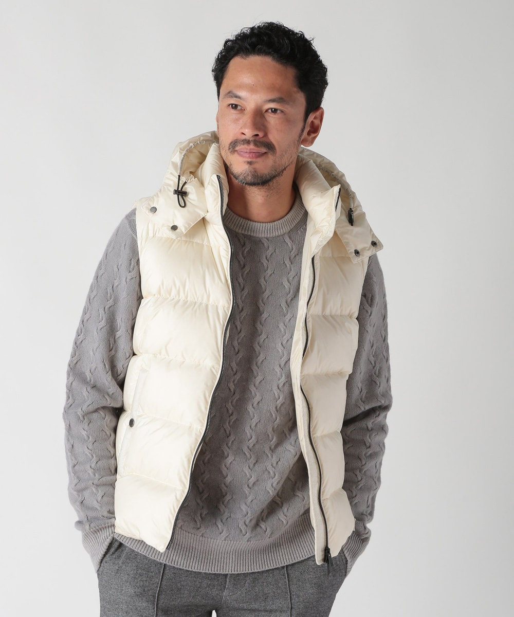MEN'S BIGI 【TATRAS/タトラス】ダウンベスト POSEIDONE オフホワイト