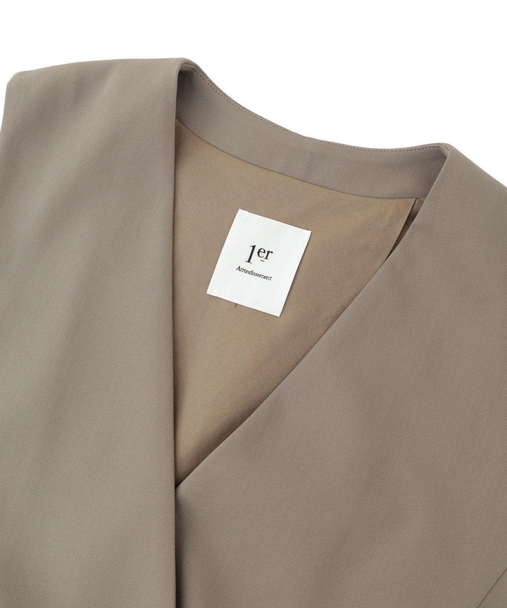 1er Arrondissement TWドスキンノーカラージレ モカ