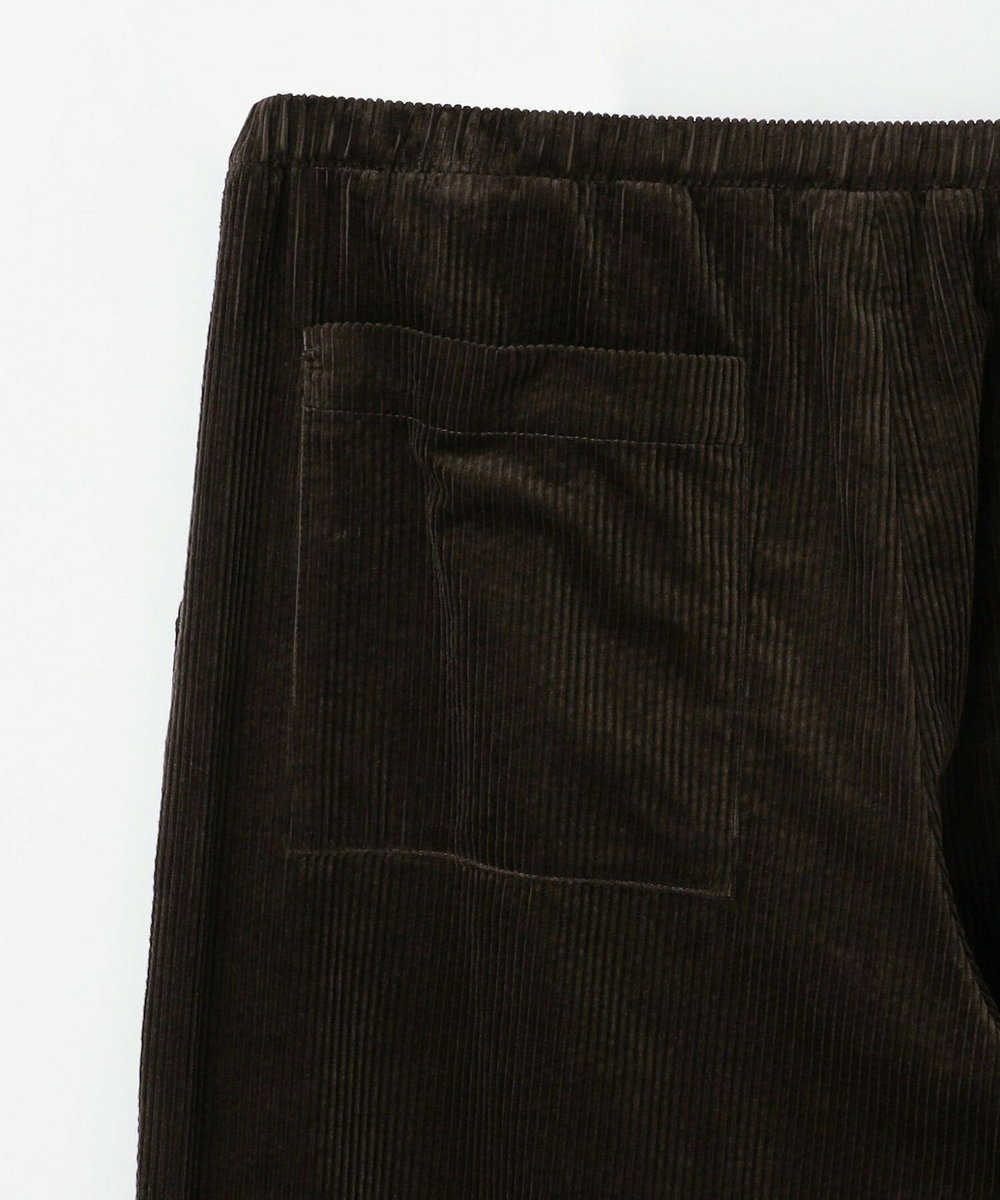 feerique Lサイズ（大きいサイズ） 【大きいサイズ】feerique 6wコーデュロイイージーパンツ ブラウン