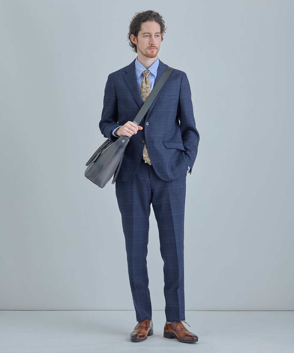 MEN'S BIGI 【TIE YOUR TIE /タイユアタイ】フローラル柄ネクタイ ベージュ
