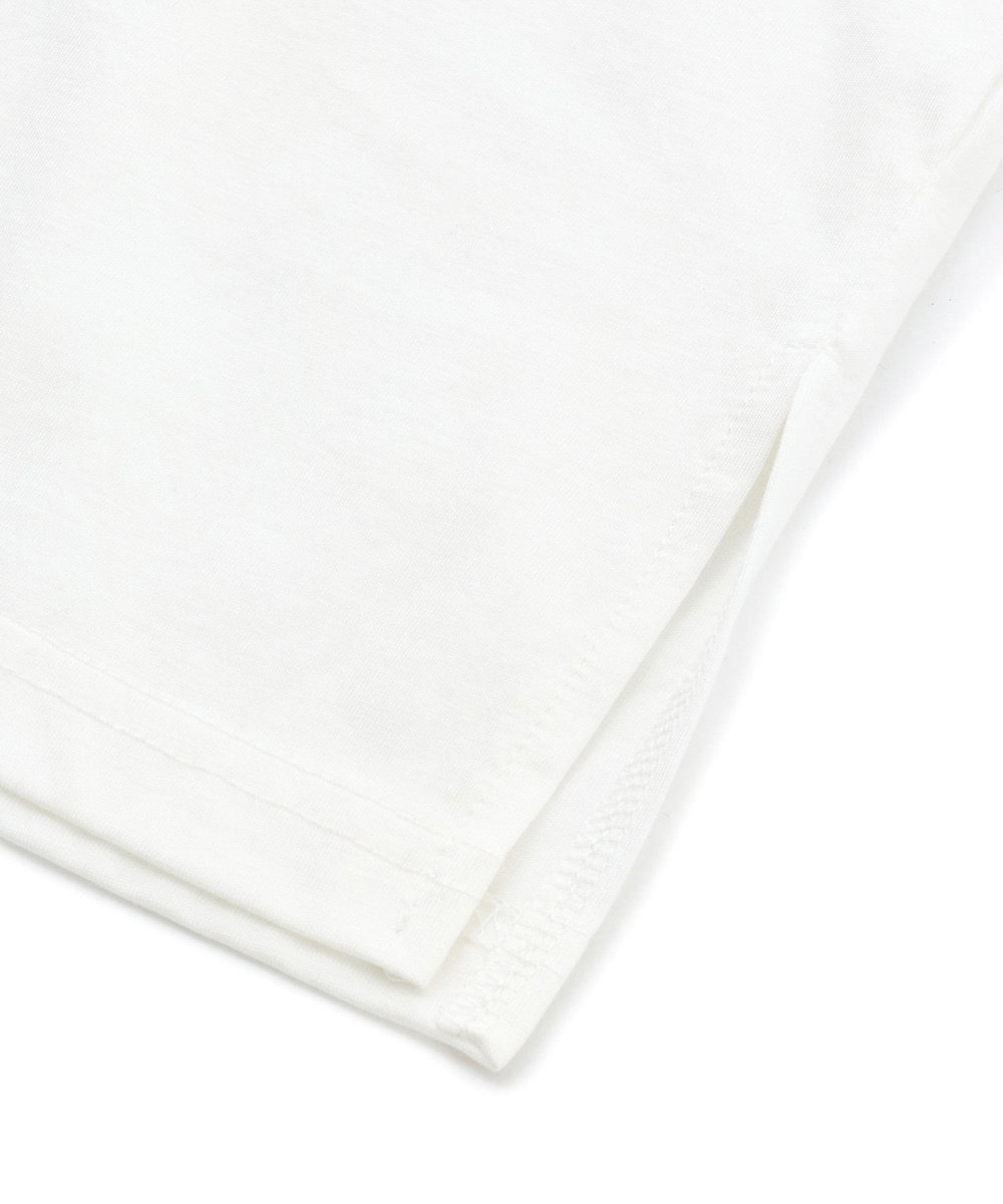 NOWADAYS ドライタッチコットンロゴＴシャツ ホワイト