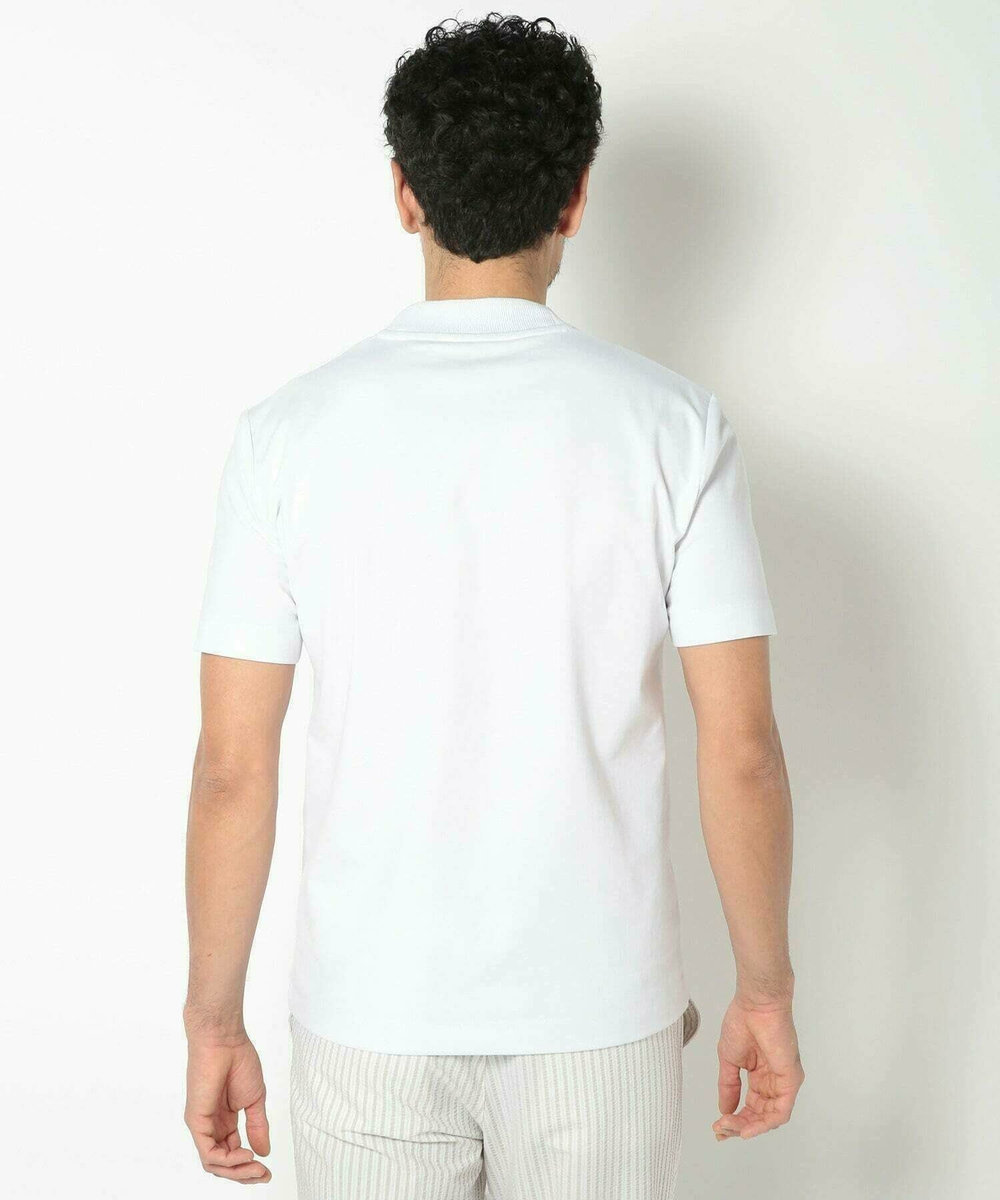 MEN'S BIGI 【ACTIVE TAILOR/アクティブテイラー】シルケットスムースクルーネックTシャツ＜接触冷感 / UVカット＞ ホワイト