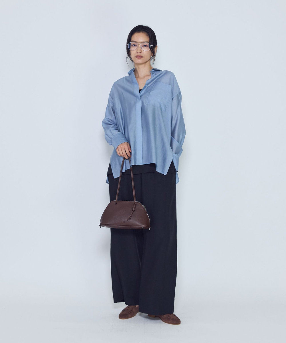 1er Arrondissement ＜＆MyuQ (アンドミューク)＞"HACO"ショルダーバッグ ダークブラウン