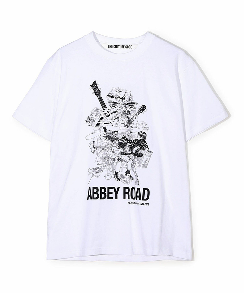 MEN'S BIGI 【THE CULTURE CODE x Klaus Voormann x MEN'S BIGI 】 別注プリントTシャツ＜Abbey Road＞ ホワイト