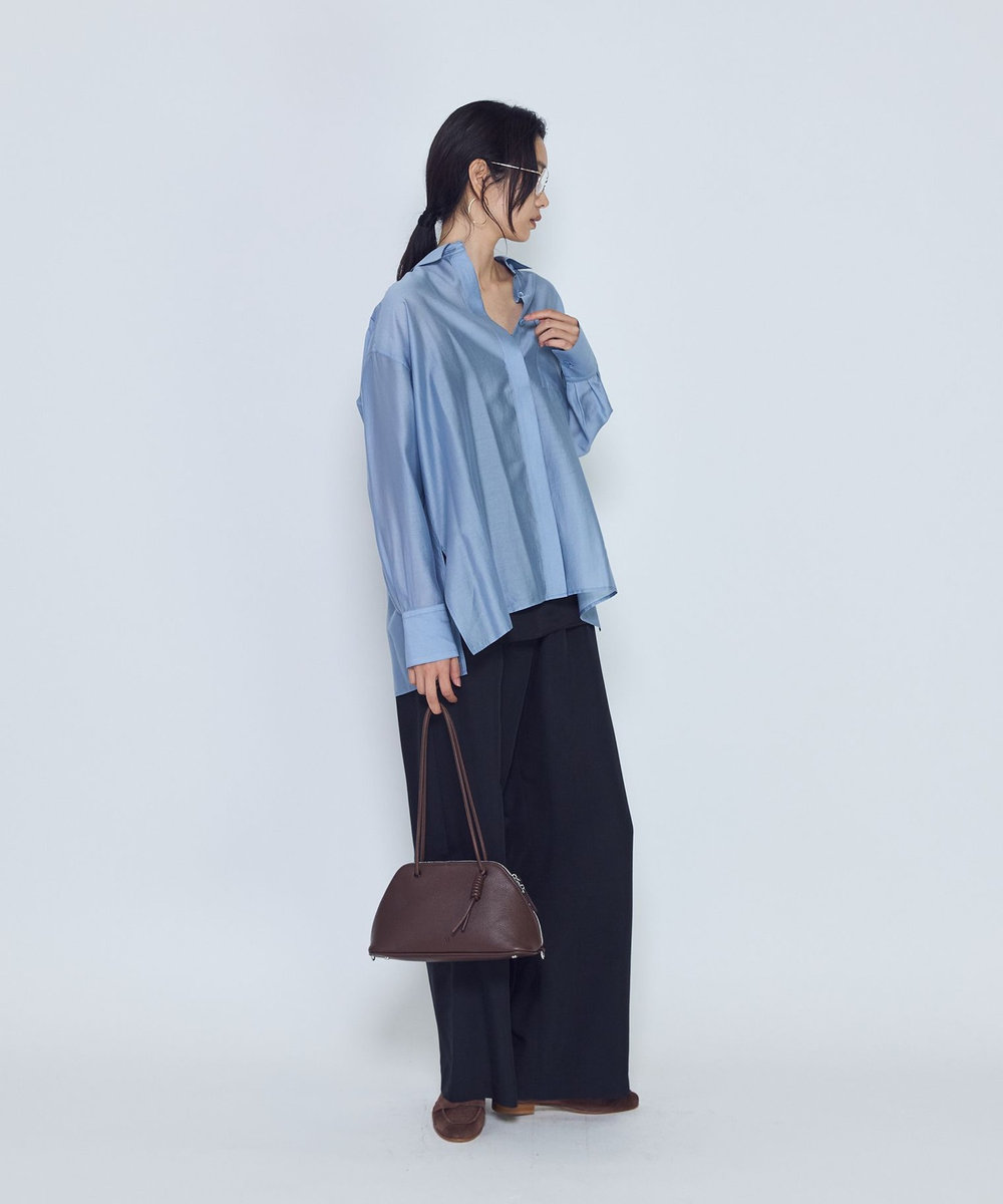 1er Arrondissement ＜＆MyuQ (アンドミューク)＞"HACO"ショルダーバッグ ダークブラウン