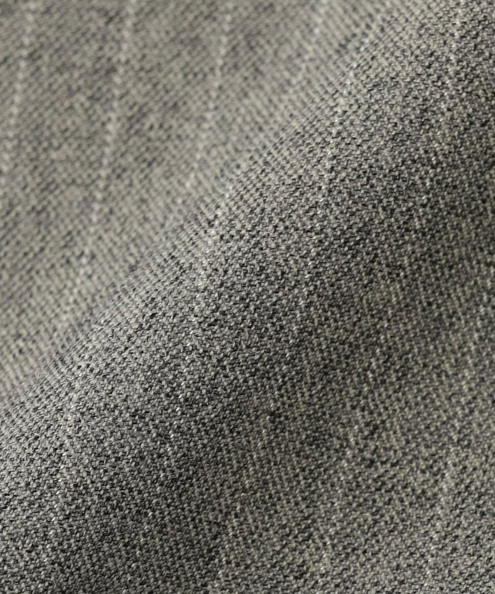 feerique feerique ウールライクストライプワイドパンツ ブラウン